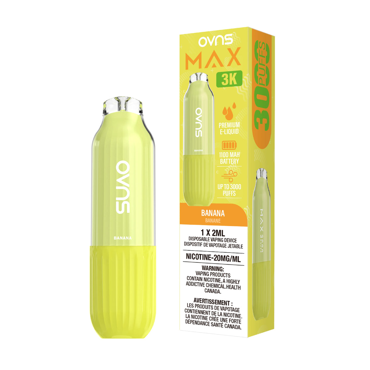OVNS Max 3K Disposable - Banana
