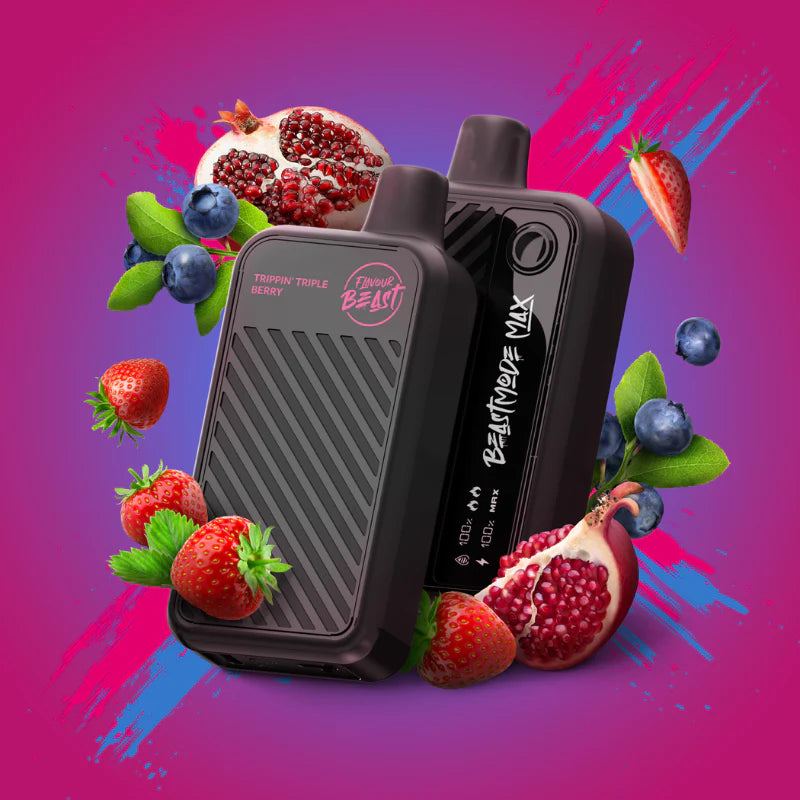 Flavour Beast Mode Max 18000 Puffs Disposable - Trippin Triple Berry