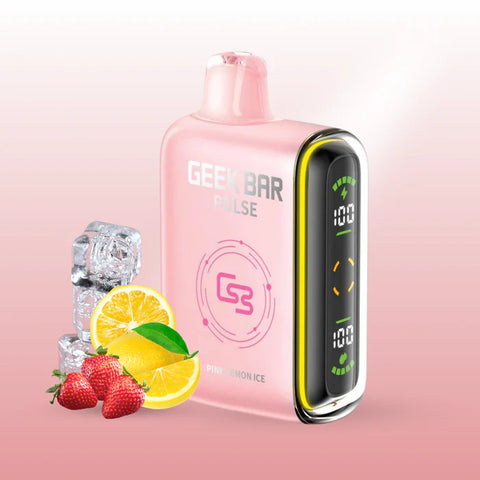 Geek Bar Pulse 9000 Disposable Vape - Pink Lemon Ice