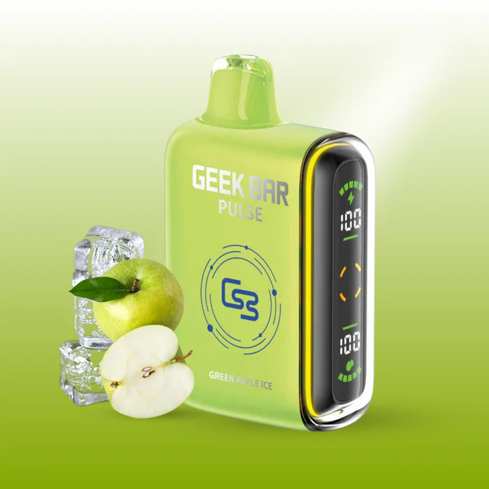 Geek Bar Pulse 9000 Disposable Vape - Green Apple Ice