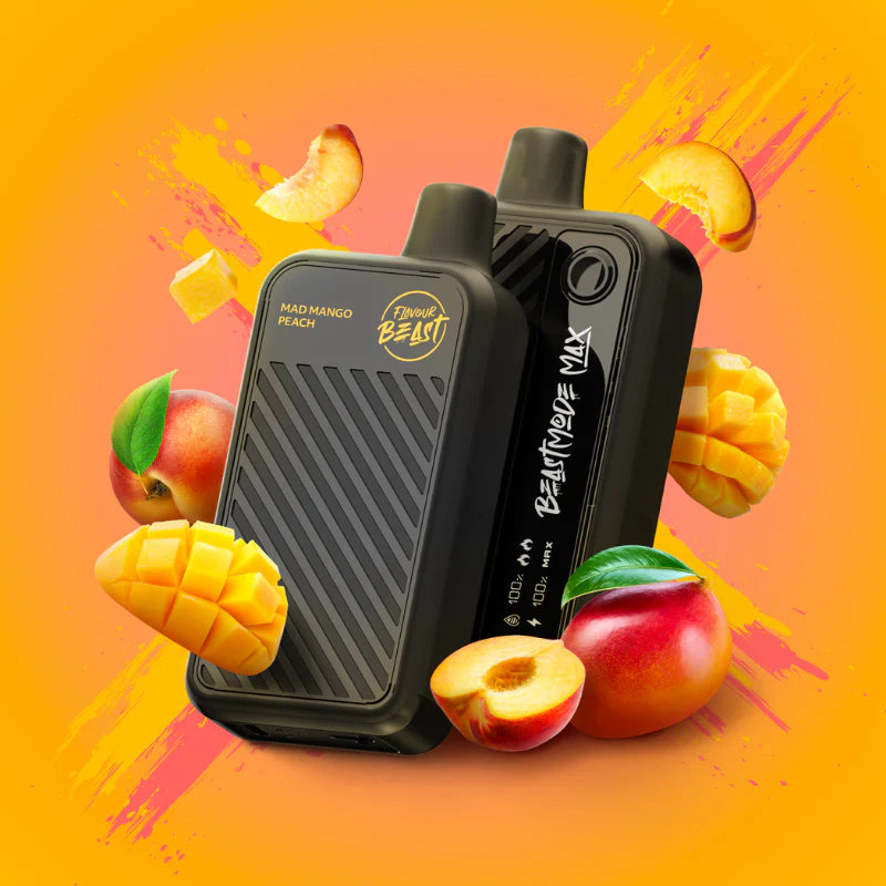 Flavour Beast Mode Max 18000 Puffs Disposable - Mad Mango Peach