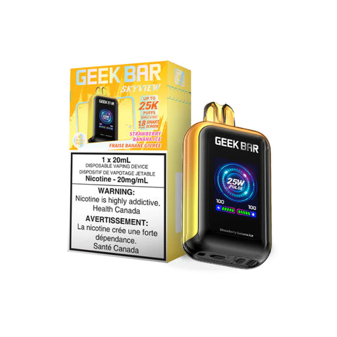Geek Bar Skybiew 25000 Disposable Vape - Strawberry Banana Ice