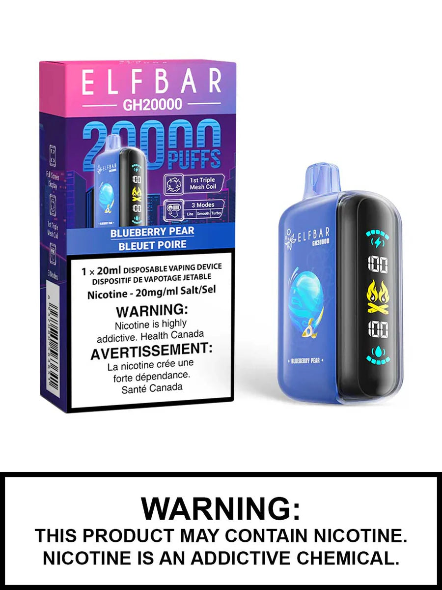 ELF Bar GH20000  Disposable Vape - Blueberry Pear