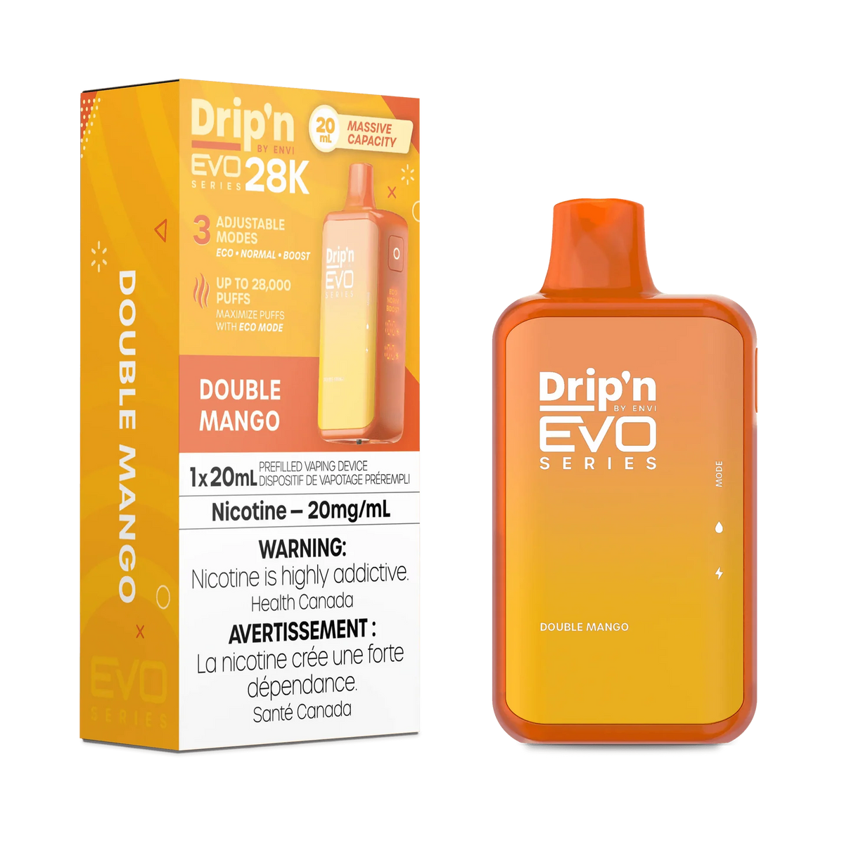 Drip'n by Envi 28K Disposable - Double Mango