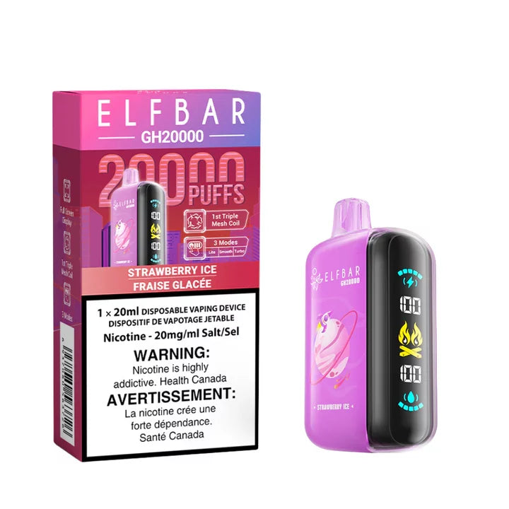 ELF Bar GH20000  Disposable Vape - Strawberry Ice