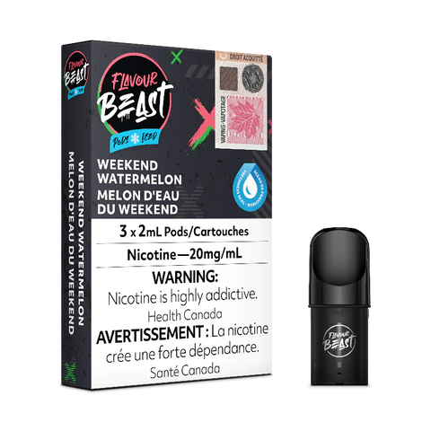 Flavour Beast Nic-Salt Pod Pack - Weekend Watermelon