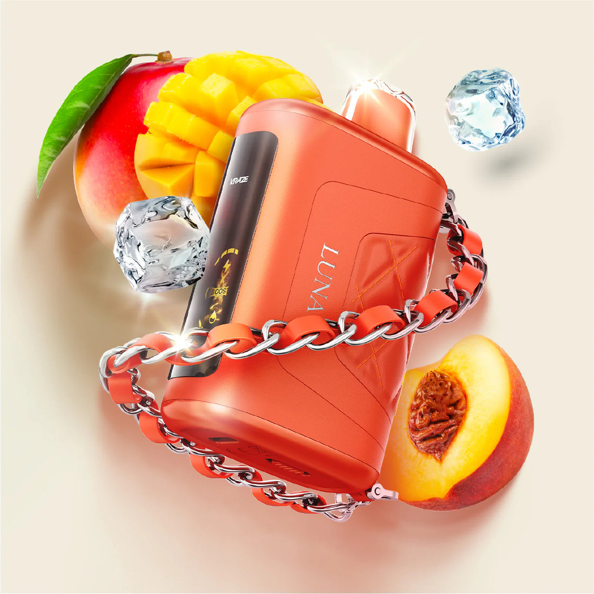 KRAZE Luna 42K Disposable Vape - Amber Peach Mango Ice