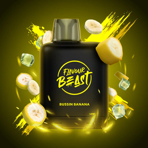 FLAVOUR BEAST LEVEL X REPLACEMENT POD 20ML 50K - Bussin Banana