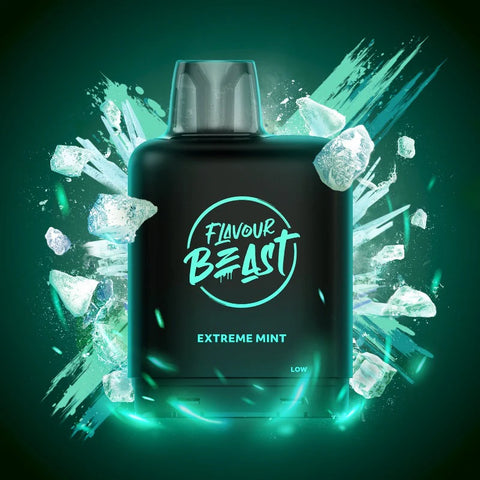 FLAVOUR BEAST LEVEL X REPLACEMENT POD 20ML 50K - Extreme Mint
