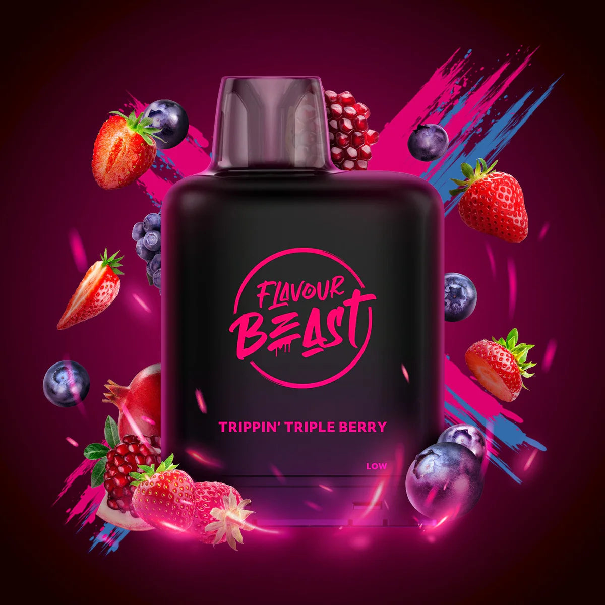 FLAVOUR BEAST LEVEL X G2 REPLACEMENT POD 20ML 50K - Trippin' Triple Berry