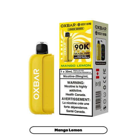 OXBar 90K Disposable POD - Mango Lemon