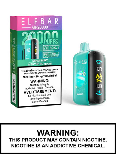 ELF Bar GH20000  Disposable Vape - Miami Mint