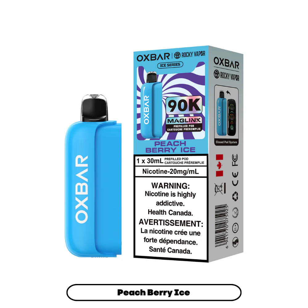 OXBar 90K Disposable POD - Peach Berry Ice