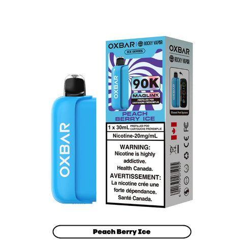 OXBar 90K Disposable POD - Peach Berry Ice