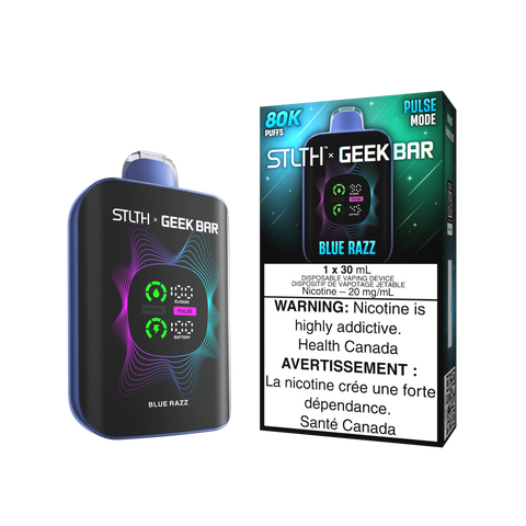 STLTH x Geek Bar 80K Disposable - Blue Razz