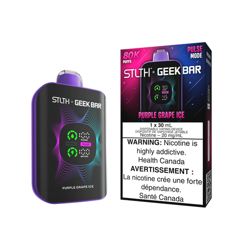 STLTH x Geek Bar 80K Disposable - Purple Grape Ice
