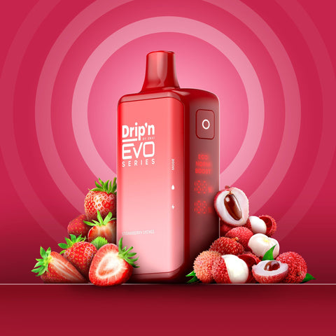 Drip'n by Envi 28K Disposable - Strawberry Lychee