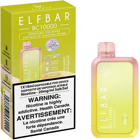 ELF Bar BC10000 Disposable Vape - Peach Mango Markham Corner Vapeshop ELF Bar BC10000 Disposable Vape - Peach Mango Markham Corner Vapeshop