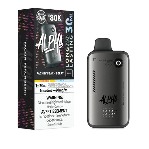 Flavour Beast Alpha 80K Puffs Disposable - Packin' Peach Berry