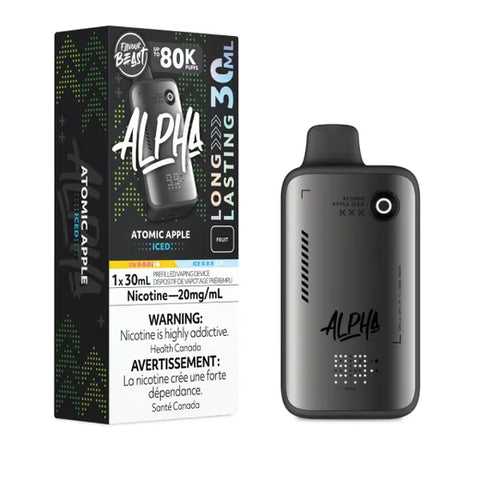 Flavour Beast Alpha 80K Puffs Disposable - Atomic Apple Iced