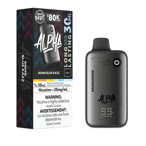 Flavour Beast Alpha 80K Puffs Disposable - Bomb Blue Razz