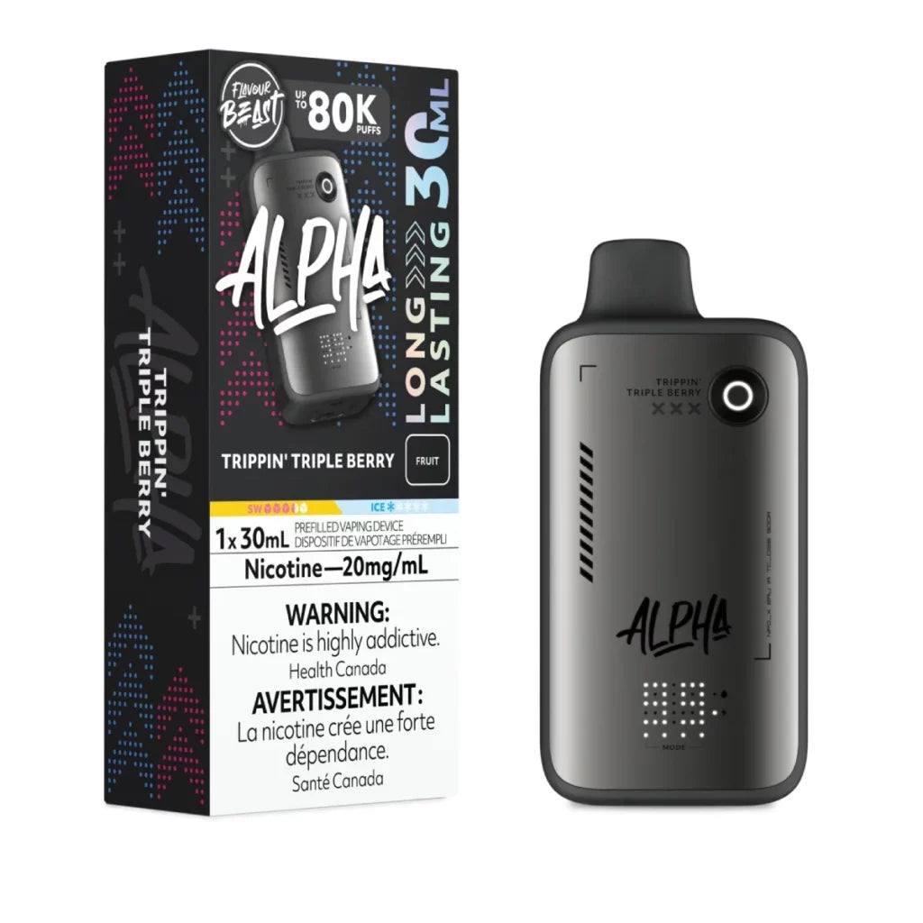 Flavour Beast Alpha 80K Puffs Disposable - Trippin' Triple Berry