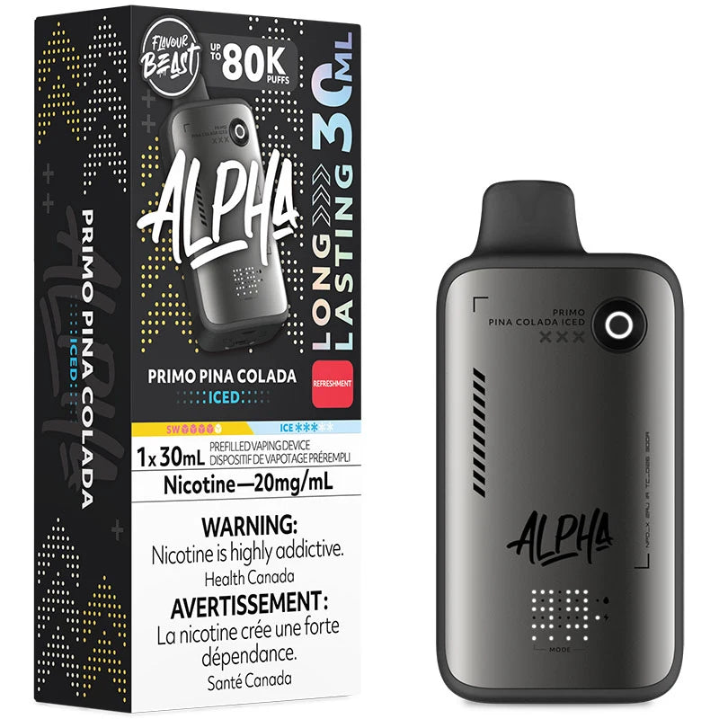 Flavour Beast Alpha 80K Puffs Disposable - Primo Pina Colada Iced