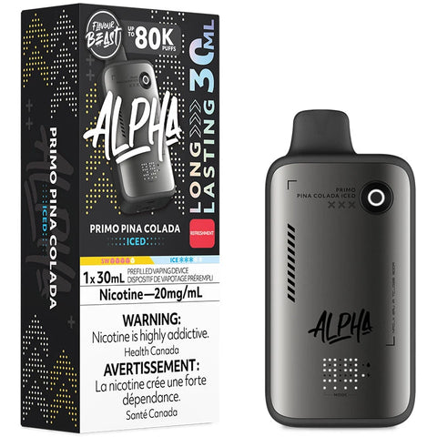Flavour Beast Alpha 80K Puffs Disposable - Primo Pina Colada Iced