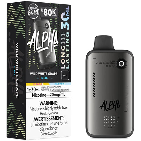 Flavour Beast Alpha 80K Puffs Disposable - Wild White Grape Iced