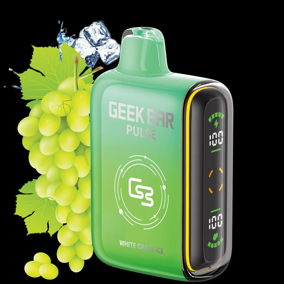 Geek Bar Pulse 9000 Disposable Vape - White Grape Ice