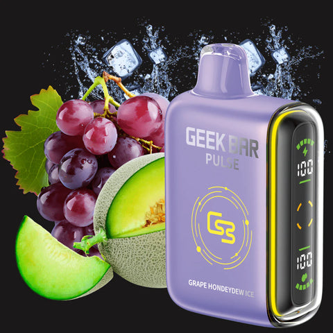 Geek Bar Pulse 9000 Disposable Vape - Grape Honeydew Ice