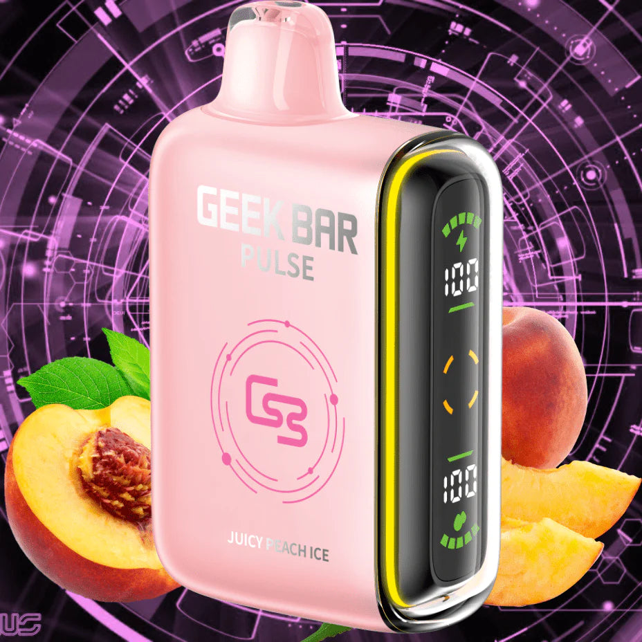 Geek Bar Pulse 9000 Disposable Vape - Juicy Peach Ice