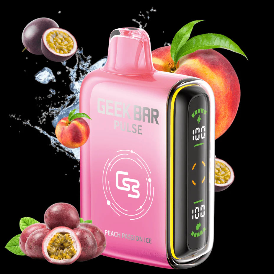 Geek Bar Pulse 9000 Disposable Vape - Peach Passion Ice