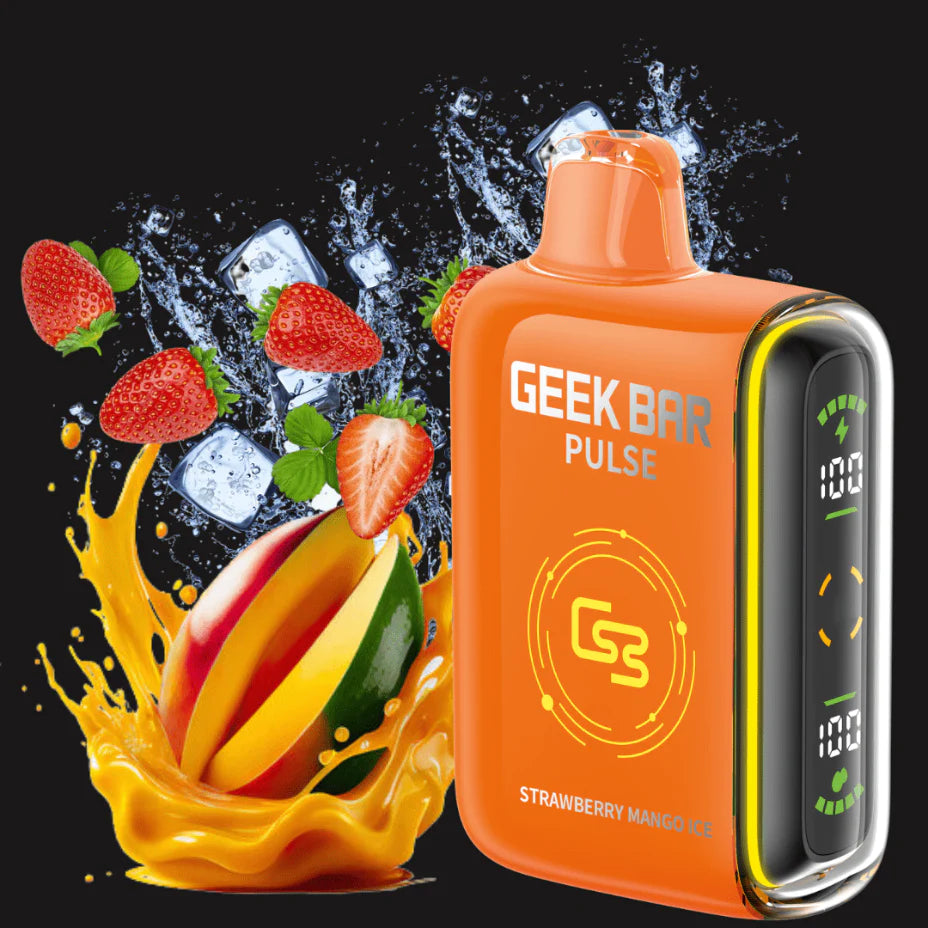 Geek Bar Pulse 9000 Disposable Vape - Strawberry Mango Ice