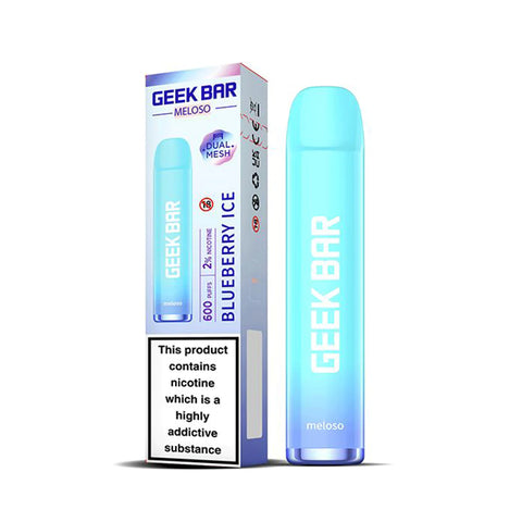 Geek Bar 600 Puff Disposable Vape - Blueberry Ice