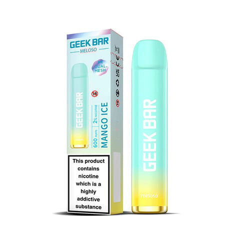 Geek Bar 600 Puff Disposable Vape - Mango Ice