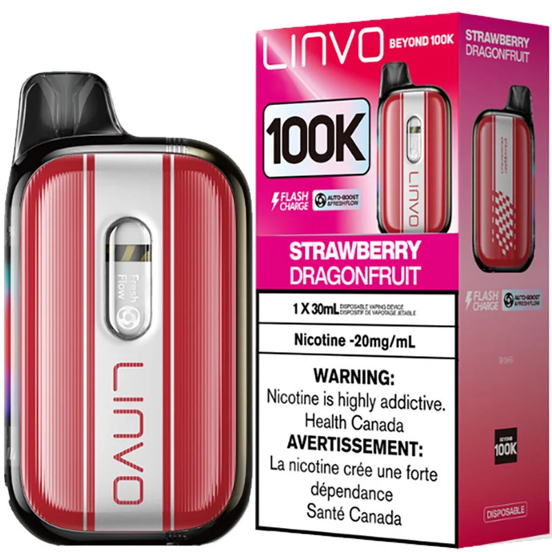 Linvo 100K Disposable Vape - Strawberry Dragonfruit