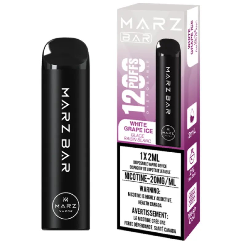 Marz Bar 1200 Puff Disposable - White Grape Ice
