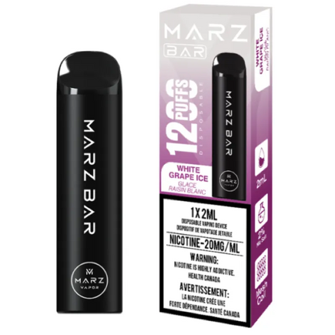 Marz Bar 1200 Puff Disposable - White Grape Ice
