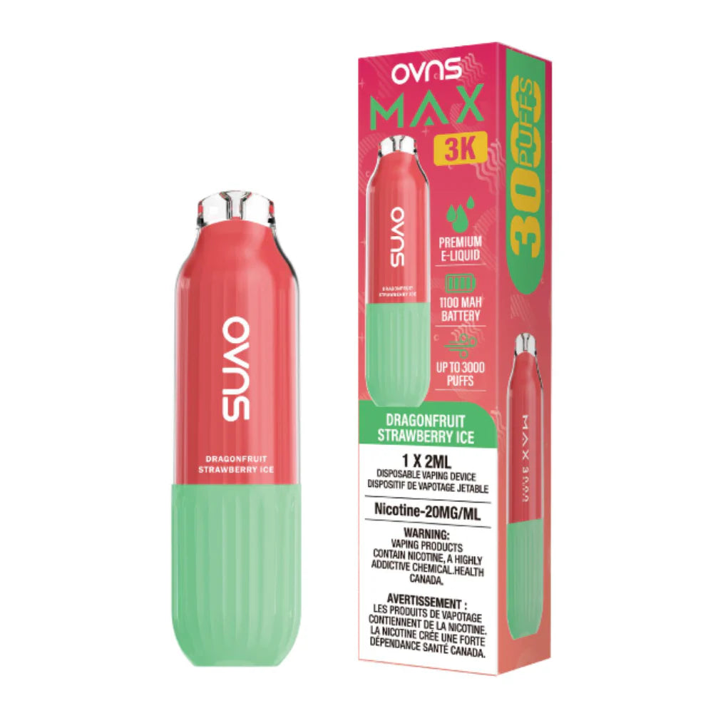 OVNS Max 3K Disposable - Dragonfruit Strawberry Ice