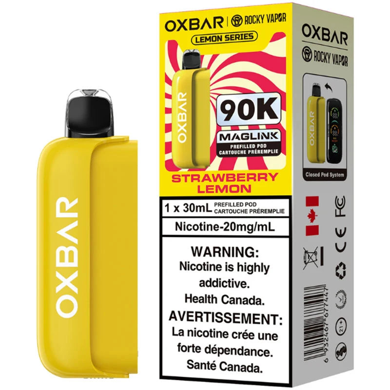 OXBar 90K Disposable POD - Strawberry Lemon