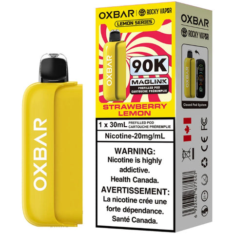 OXBar 90K Disposable POD - Strawberry Lemon