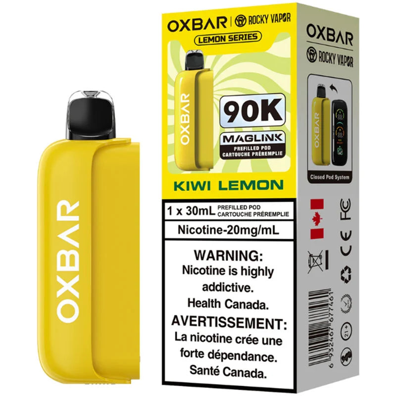 OXBar 90K Disposable POD - Kiwi Lemon