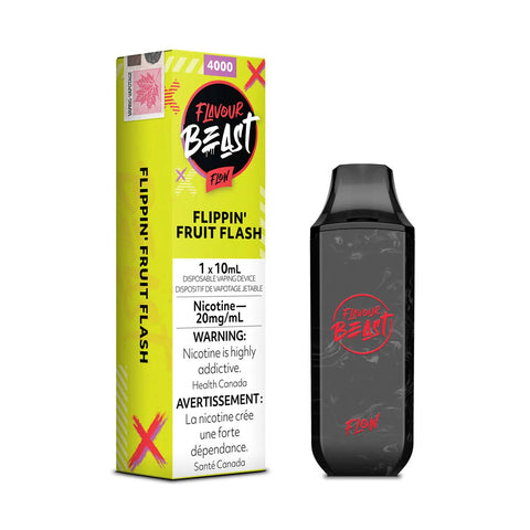 Flavour Beast Flow 4000 Puffs Disposable - Flippin' Fruit Flash (Rainbow Burst)