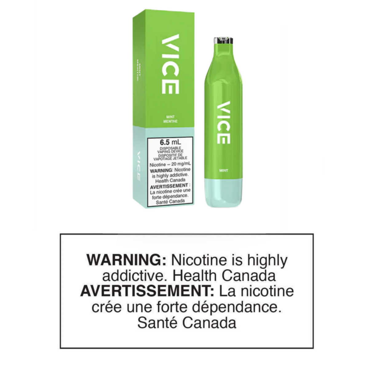 Vice 2500 Disposable Vape - Mint